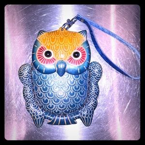 Owl wristlet purse/coin purse